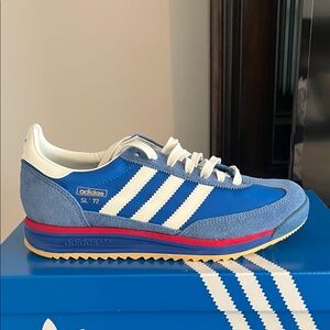 Adidas SL 72 Blue and White Sneakers